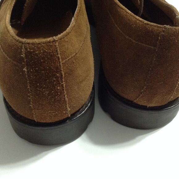 Polo Ralph Lauren Shoes Mens 11.5D Brown Suede Leather Tread Lace Up Dress main image 6